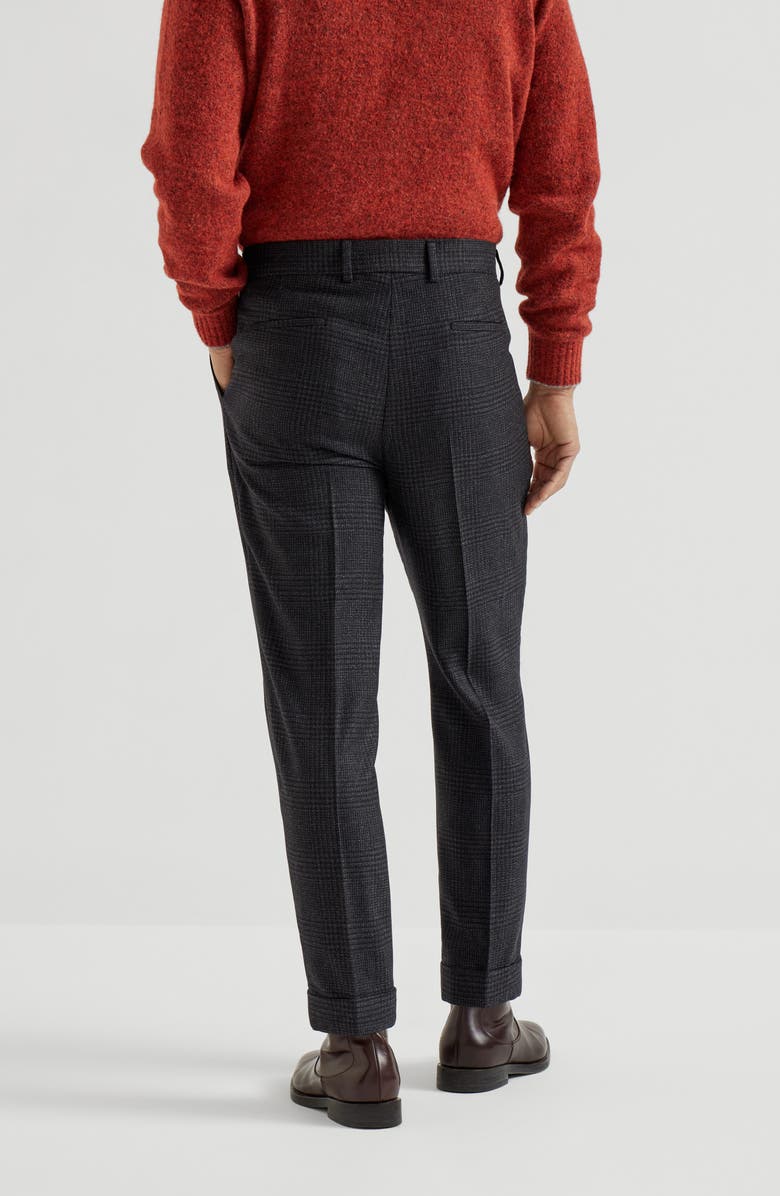 Brunello Cucinelli Leisure fit trousers, Alternate, color, Anthracite