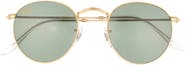 Ray-Ban 47mm Round Sunglasses
