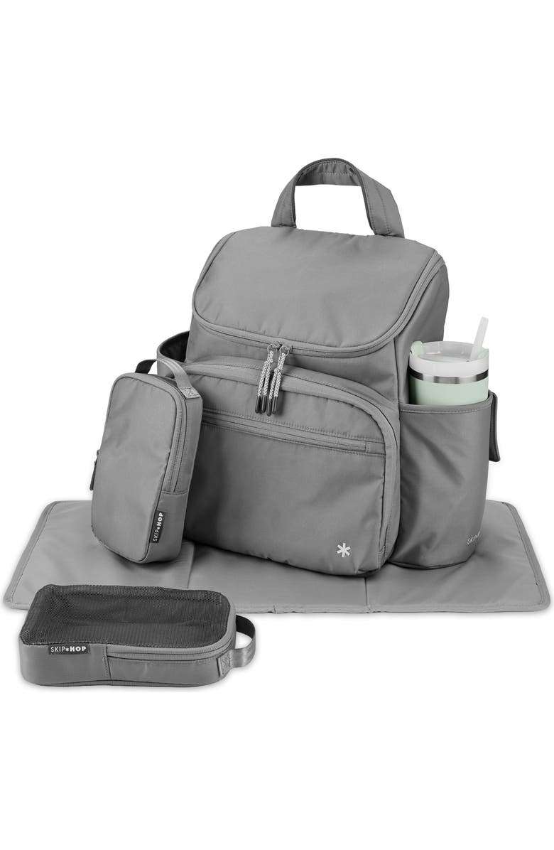 Skip Hop Forma Diaper Backpack, Alternate, color, Grey