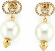 Gucci Imitation Pearl Drop Earrings