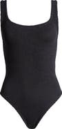 Hunza G Square Neck One-Piece Swimsuit