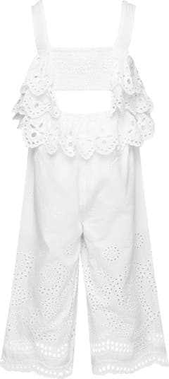 Kids' Floral Print Denim Shorts