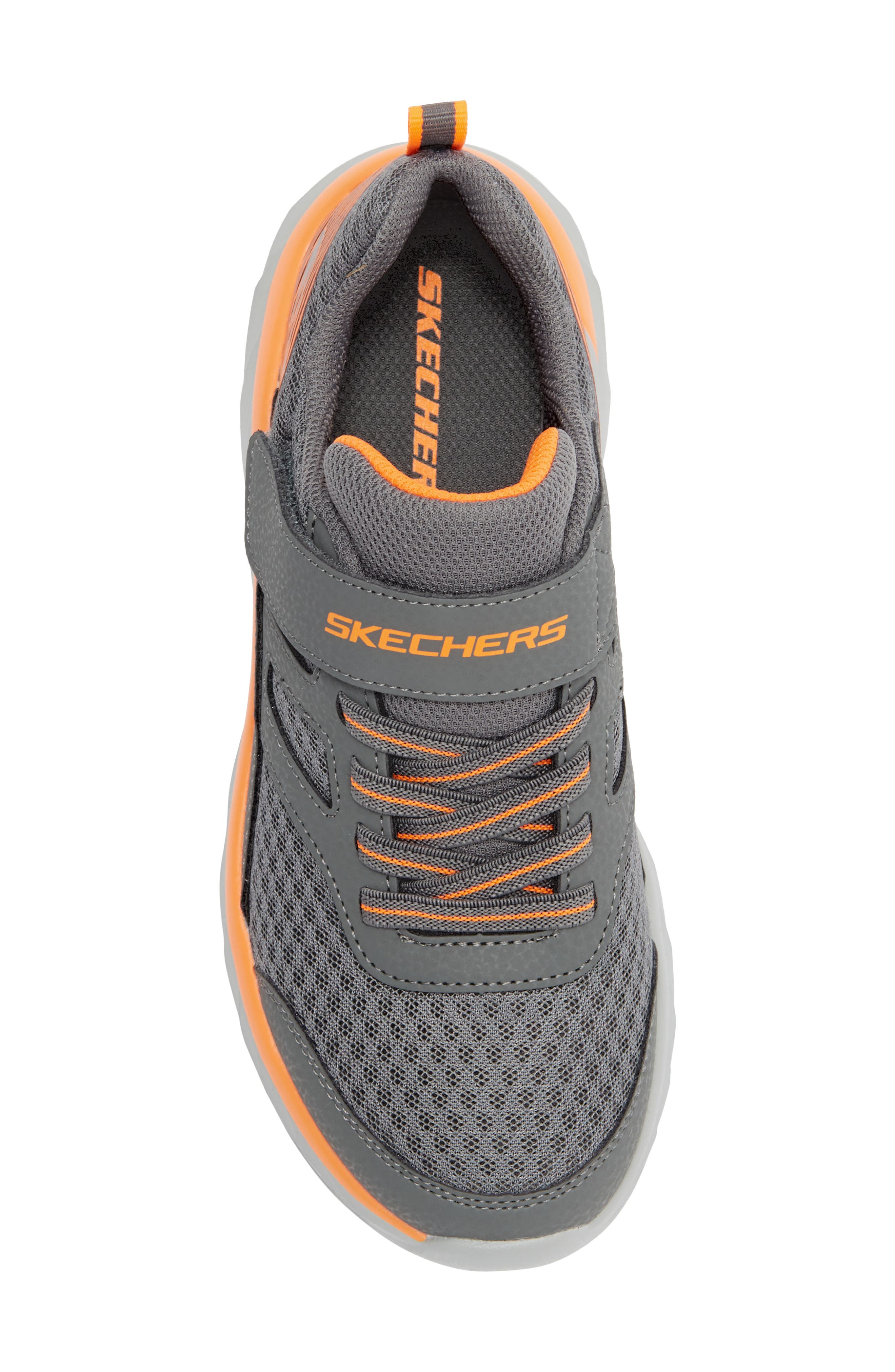SKECHERS Boundless Sneaker, Alternate, color, Coal/Orange