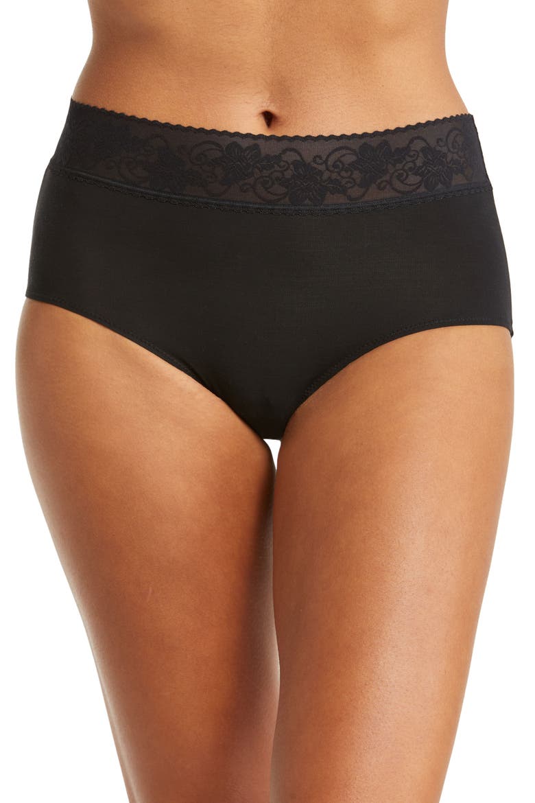 Comfort Touch Briefs, Main, color, BLACK