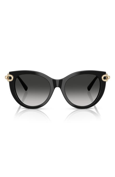 53mm Gradient Butterfly Sunglasses