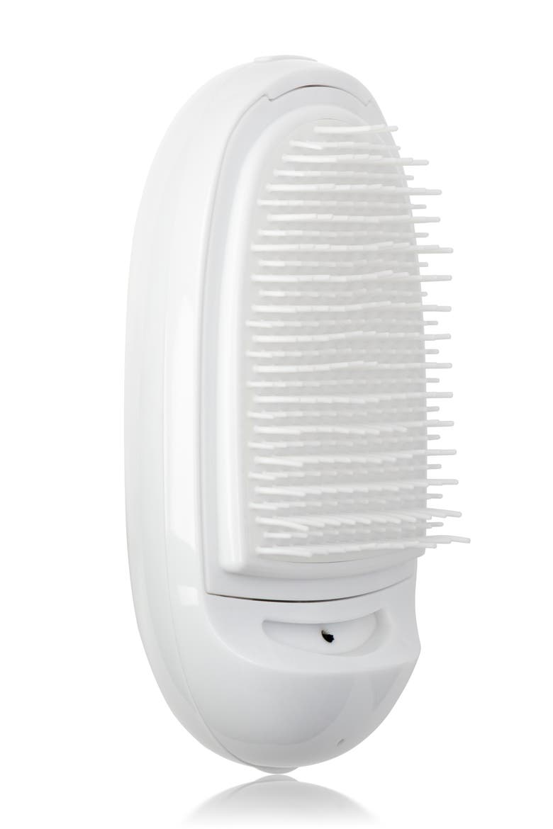 Detangling Massage Brush with Negative Ion Technology, Main, color, White