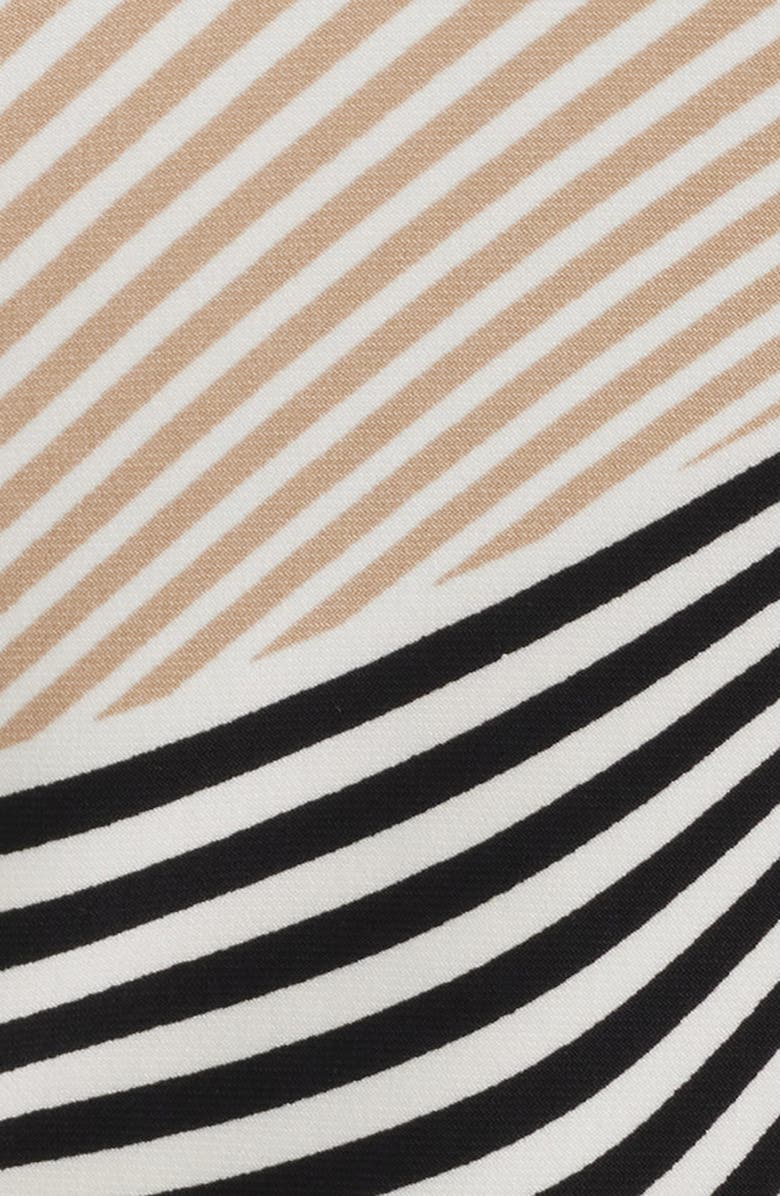 Anne Klein Abstract Print Triple Pleat Sleeveless Top, Alternate, color, 