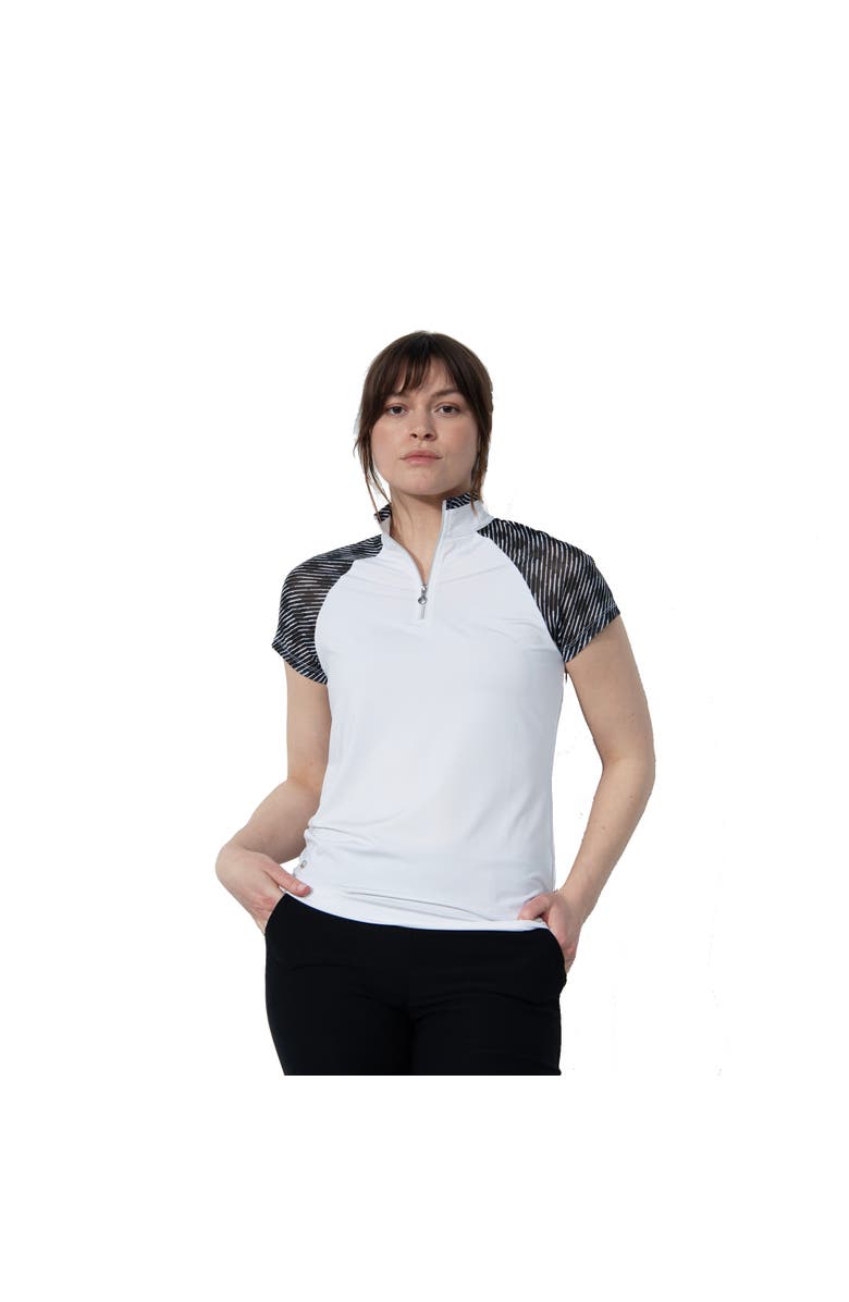 Daily Sports Bonito Cap Sleeve Womens Golf Polo, Main, color, White