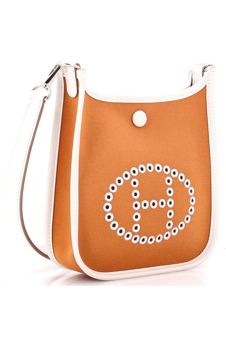 Pre-Owned Hermes Neo Evelyne Bag Toile and Leather TPM, Alternate, color, Dune