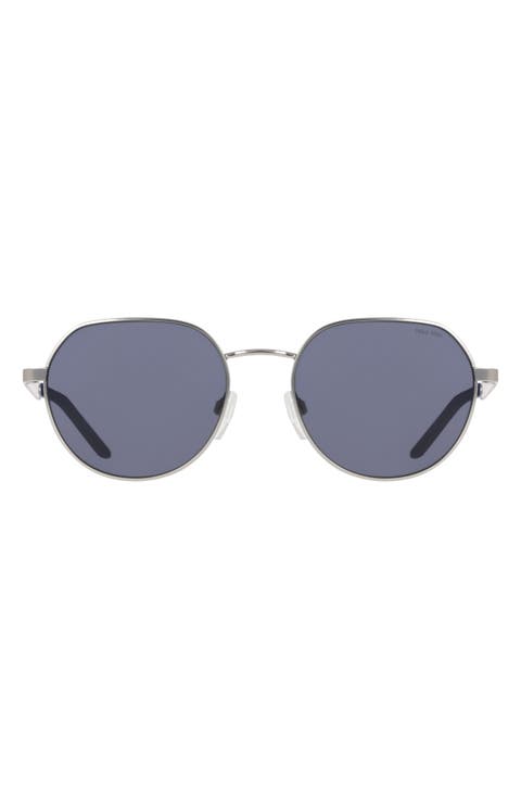 Traveler Trend 52mm Round Sunglasses
