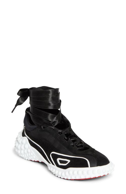 Christian Louboutin Mara Ankle Tie Sneaker In Multi