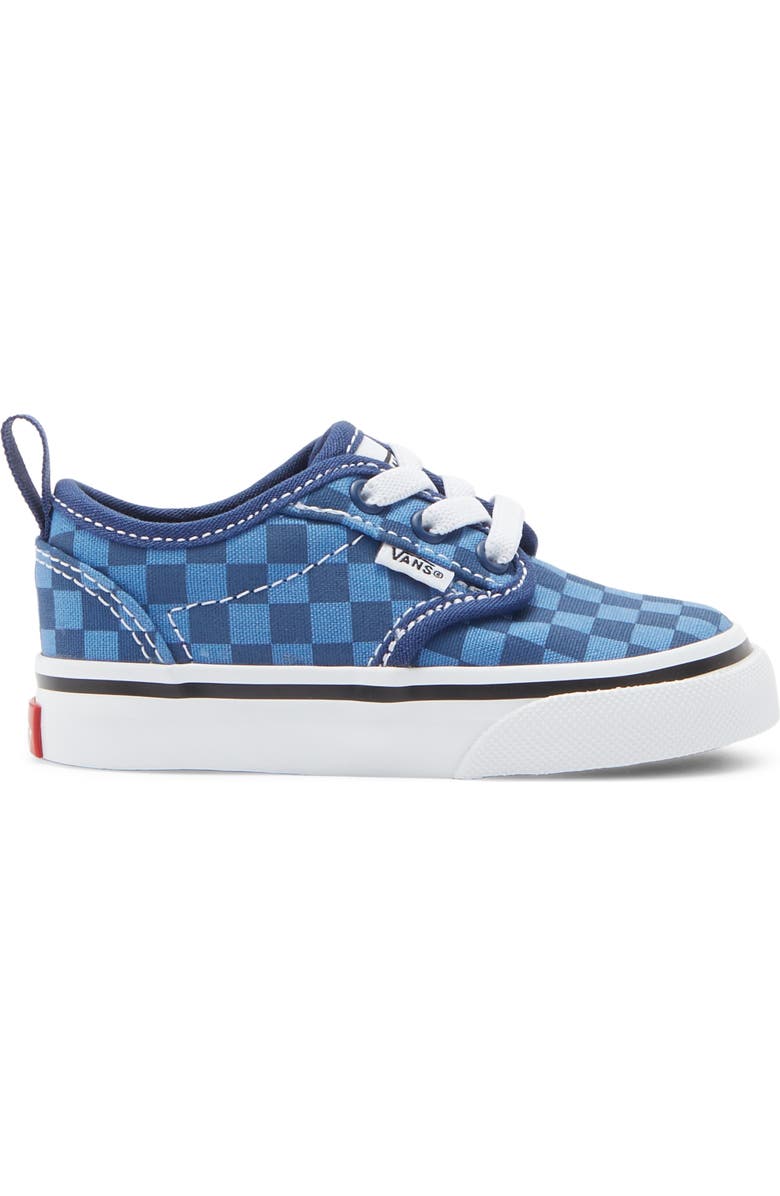 Vans Kids' Atwood Slip-On Sneaker, Alternate, color, Tonal Check True Blue