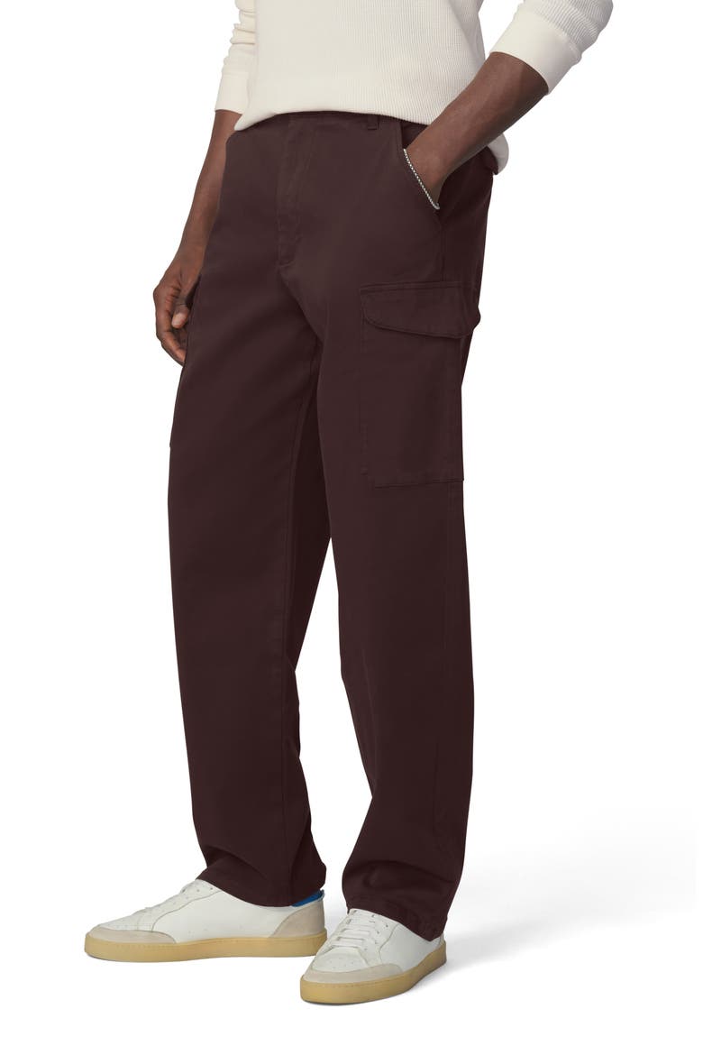 Chad Straight Leg Cargo Chinos, Alternate, color, MULCH