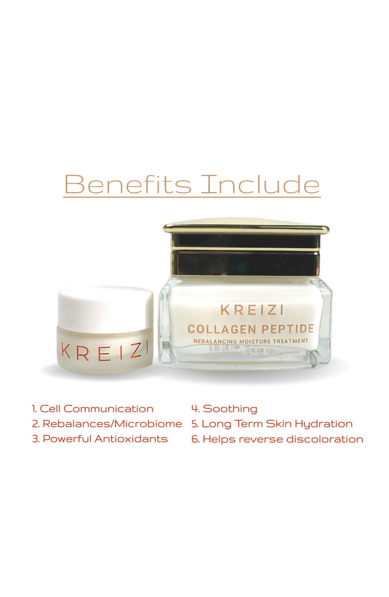 Kreizi Beauty Collagen Peptide Rebalancing Moisture Treatment, Alternate, color, White Silk