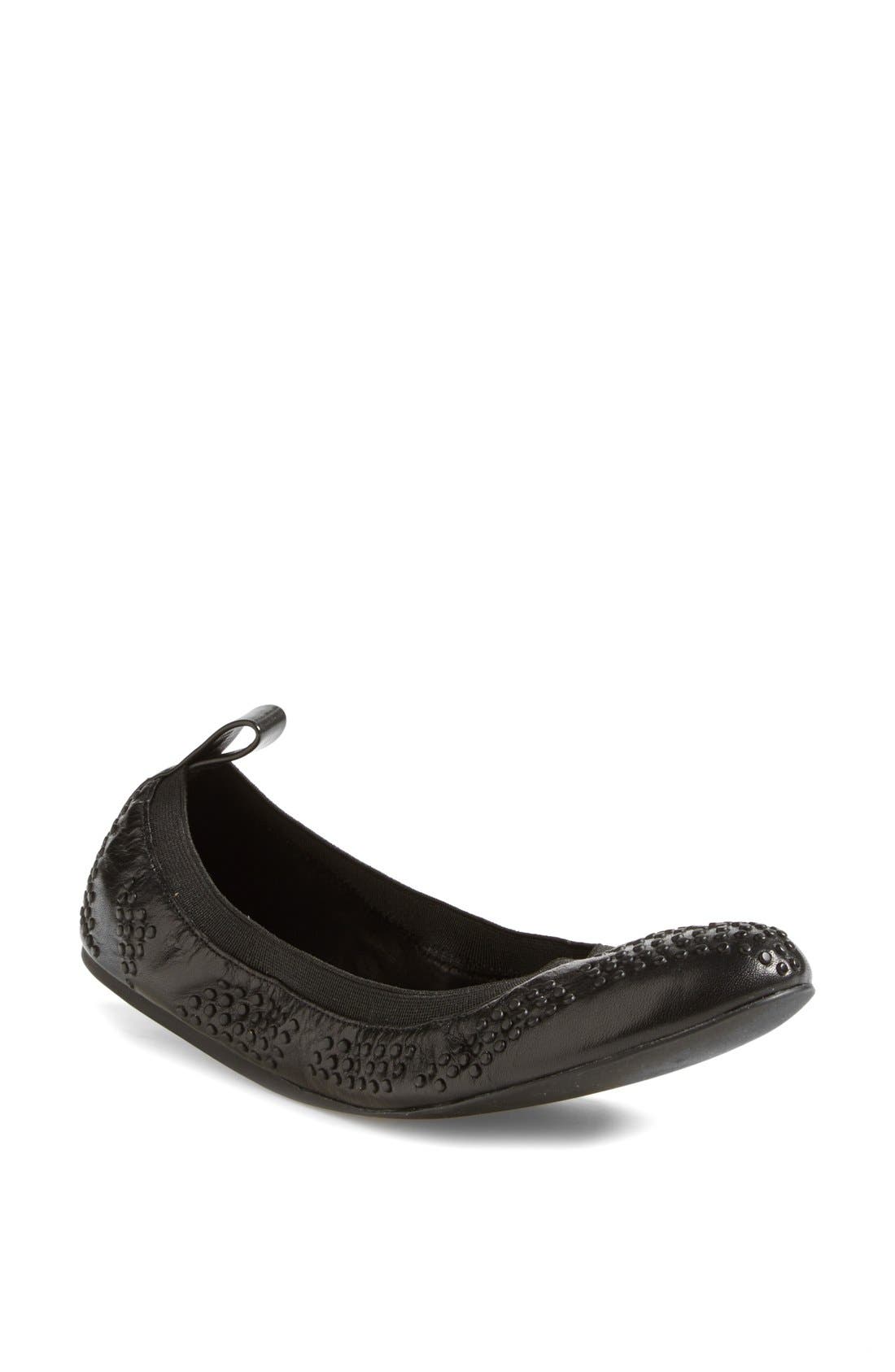 See by Chloé Studded Leather Ballet Flat, Main, color, 