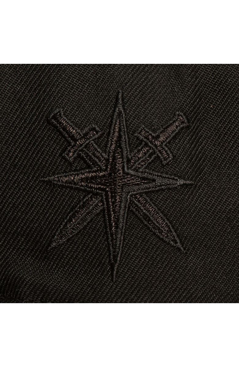 Mitchell & Ness Men's Mitchell & Ness Black Vegas Golden Knights Soul Strike Pearl Tonal Snapback Hat, Alternate, color, 