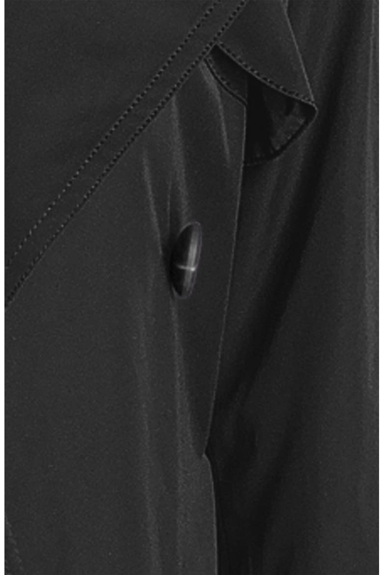 Double Breasted Trench with Detachable Hood (Nordstrom Exclusive), Alternate, color, BLACK