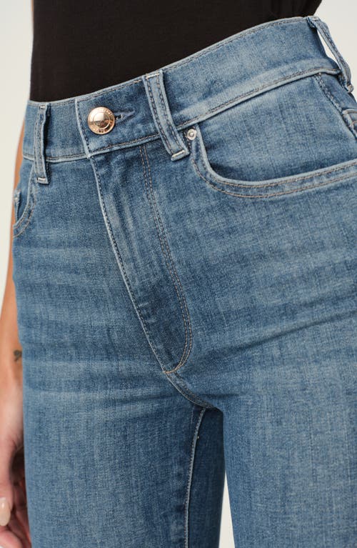 Dl1961 Bridget Instasculpt Raw Hem Ankle Bootcut Jeans In Blue