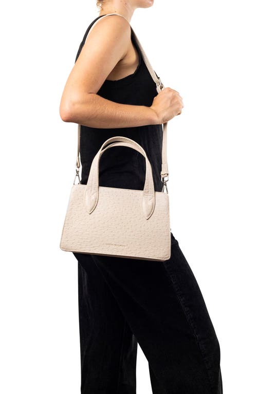 Urban Originals Clara Textured Satchel In Cream