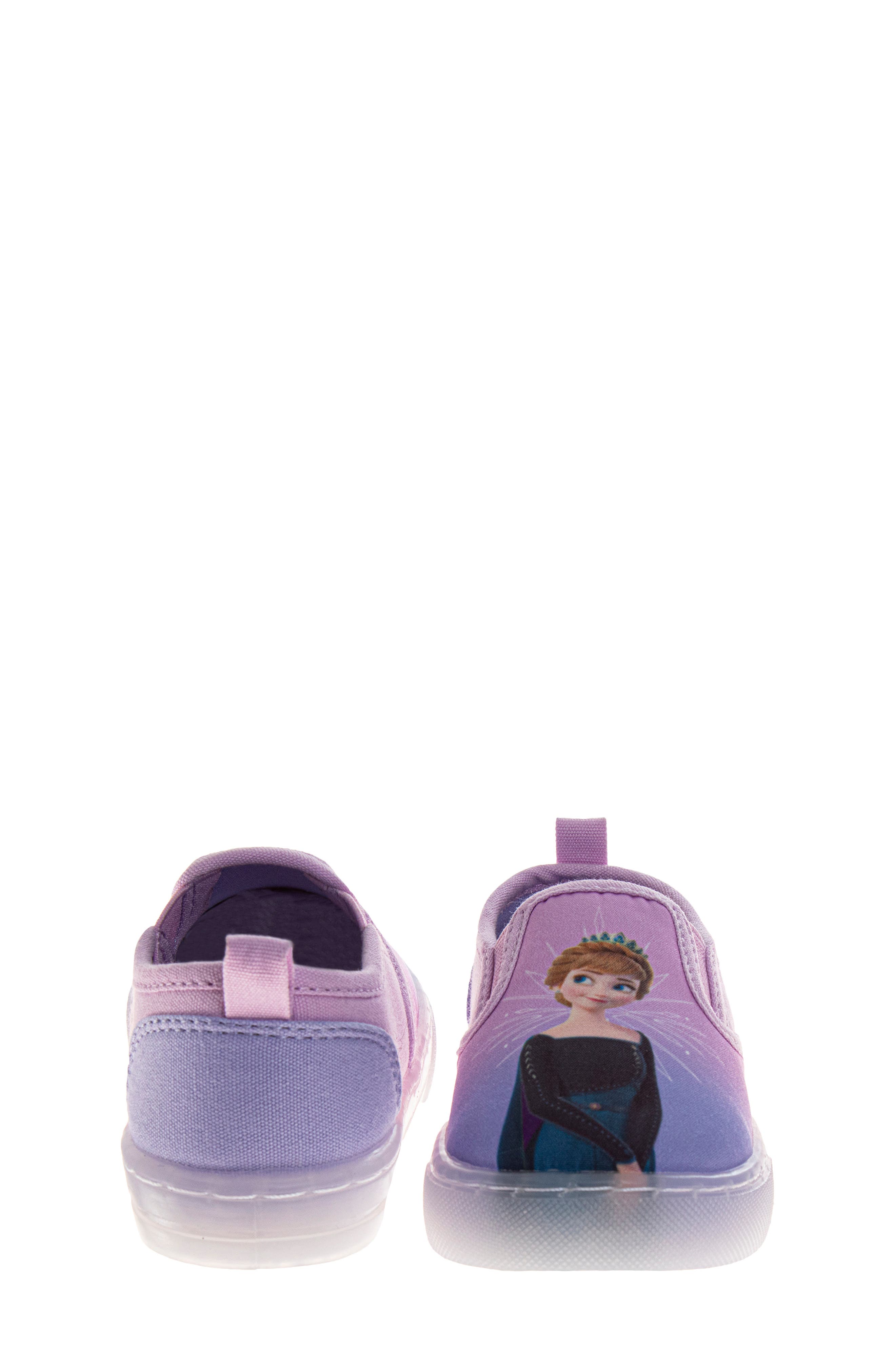 JOSMO x Disney<sup>®</sup> Kids' Frozen Elsa & Anna Mismatched Slip-On Sneaker, Alternate, color, 