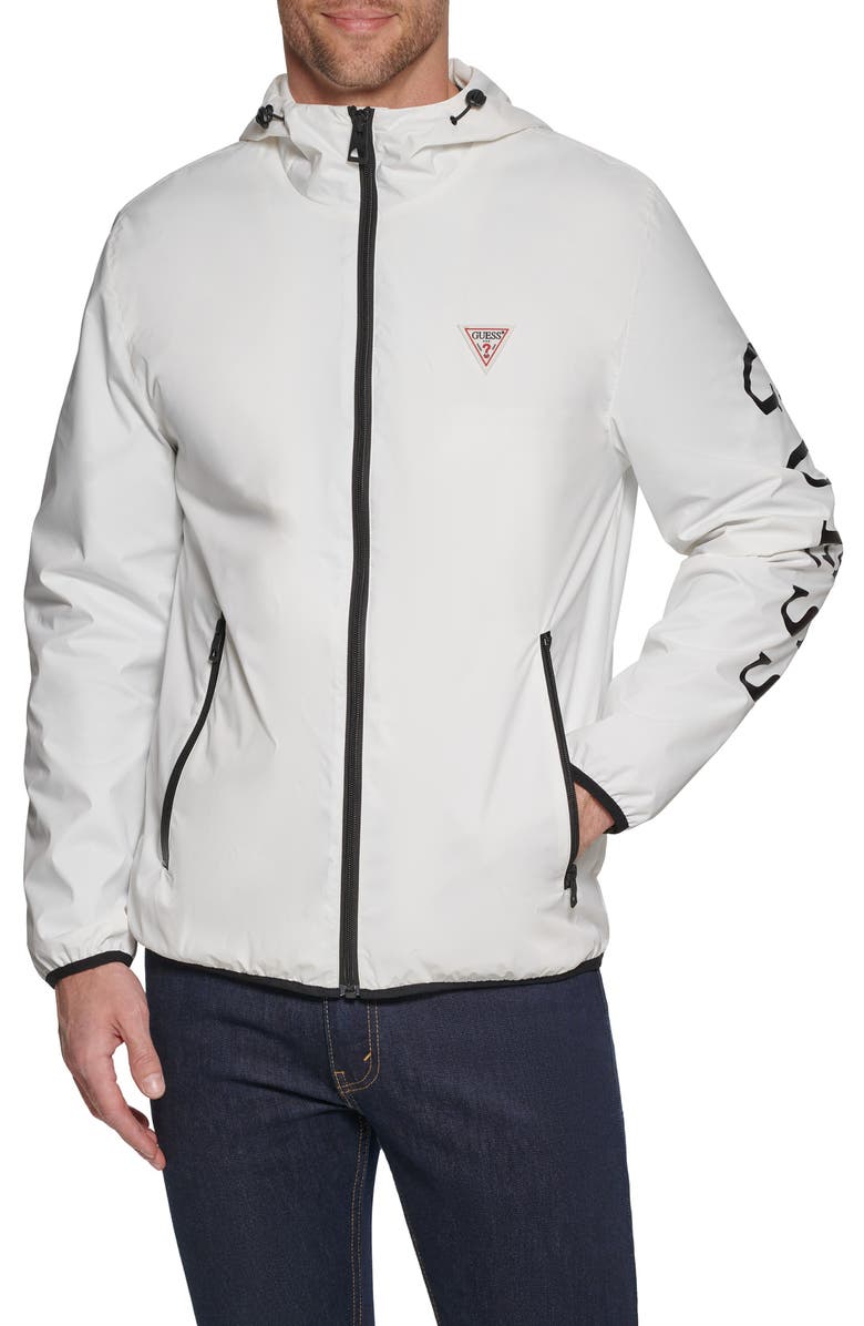 GUESS Windbreaker Jacket, Main, color, 