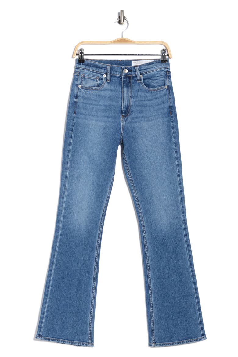 Piper Mid Waist Bootcut Jeans, Alternate, color, ALLIE