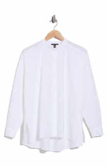 Organic Cotton Mandarin Collar Shirt