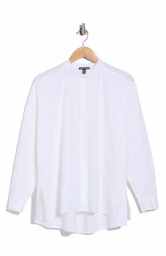 Organic Cotton Mandarin Collar Shirt