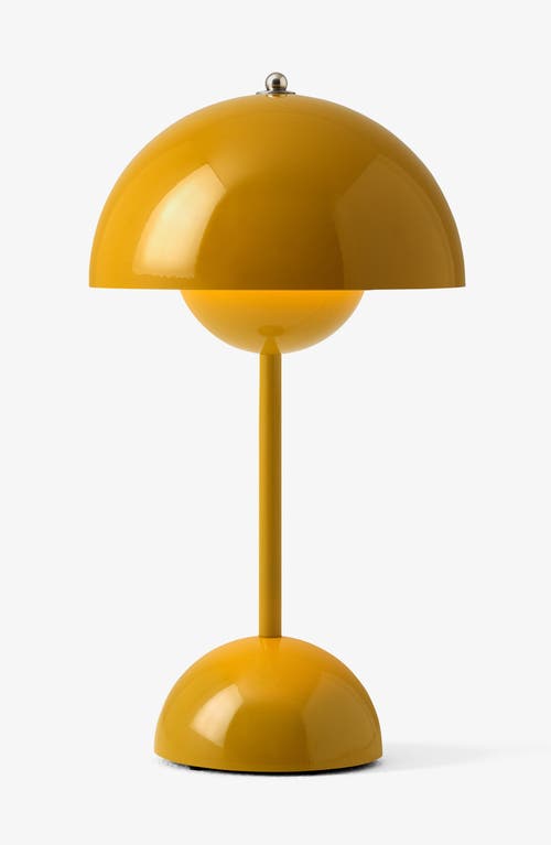 Ameico Flowerpot Portable Wireless Table Lamp Vp9 In Yellow