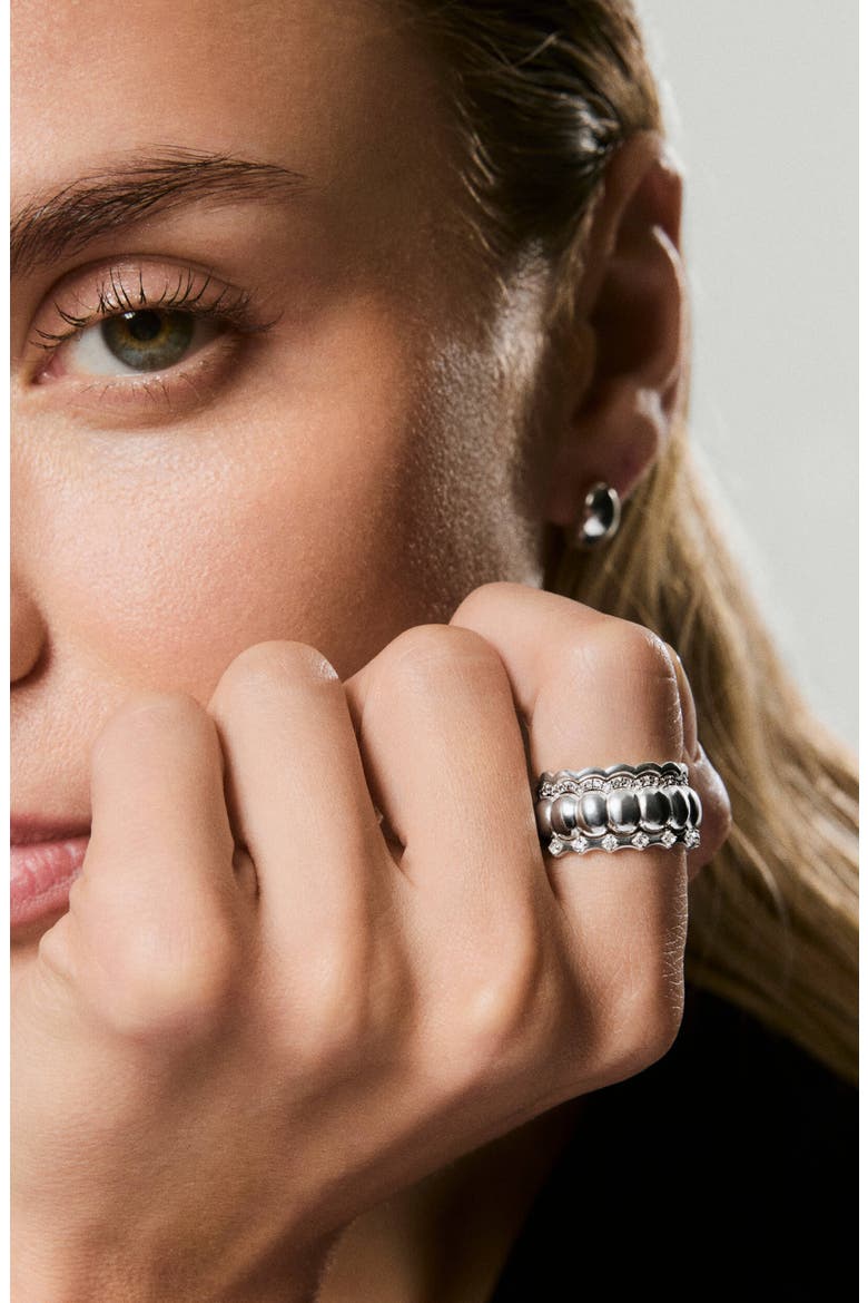 Slim Charlotte Stacker Set, Alternate, color, Sterling Silver