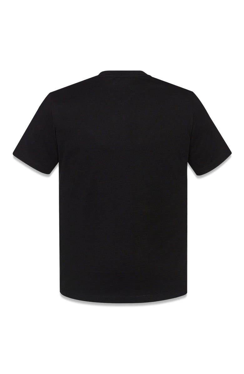 MCM Essential Logo Print T-Shirt in Organic Cotton, Alternate, color, Black