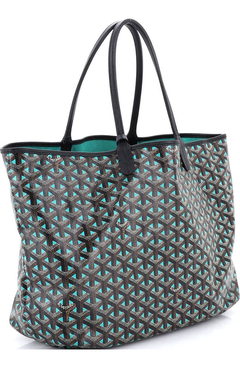 Pre-Owned Goyard Saint Louis Tote Claire Voie Coated Canvas PM, Alternate, color, Green