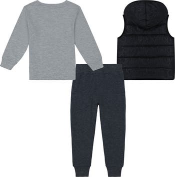 Calvin Klein Kids Long Sleeve T Shirt Joggers Vest Set Nordstromrack