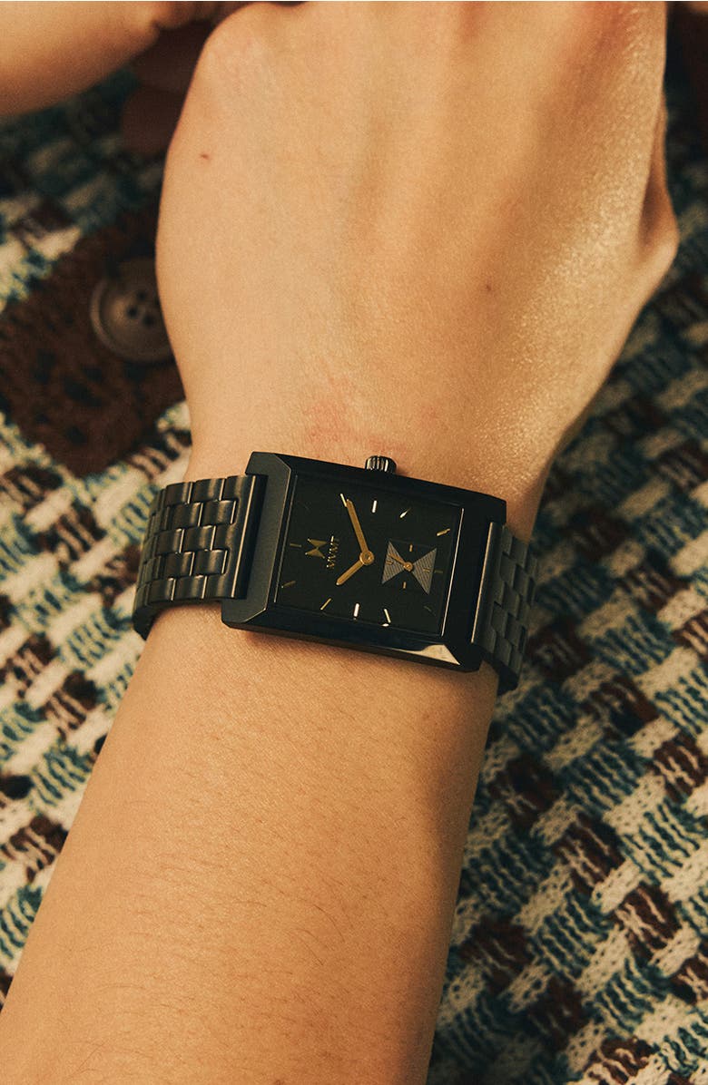 MVMT International Tank Bracelet Watch, 27.5mm, Alternate, color, 