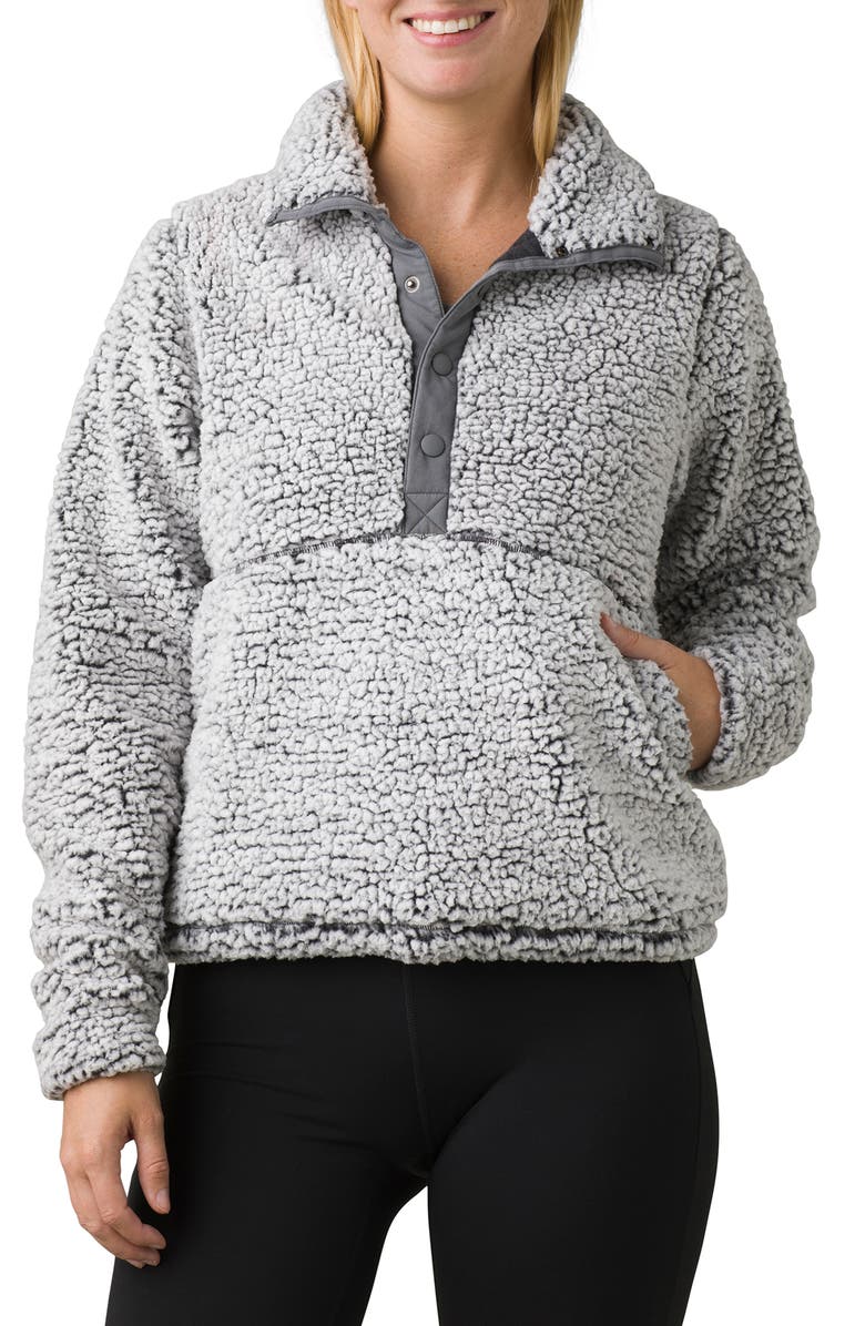 prAna Polar Escape Half-Snap Fleece Pullover, Main, color,