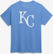 Logo Athletic Men's Logo Athletic Light Blue Kansas City Royals Official Logo T-Shirt