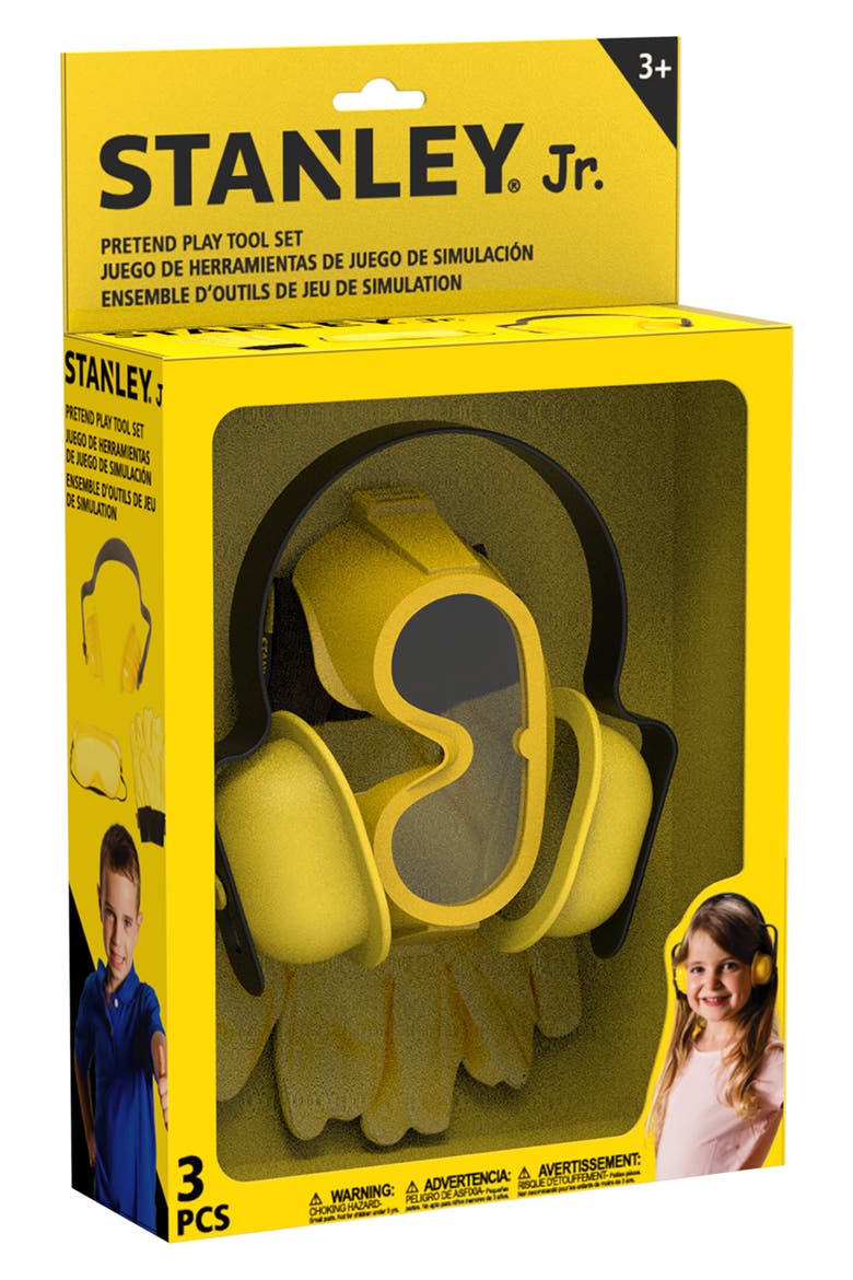 Pretend Play Protective Tool Set, Alternate, color, YELLOW/ BLACK