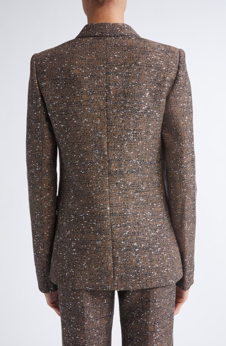 Giambattista Valli Metallic Mélange Jacket, Alternate, color, Black/ Yellow