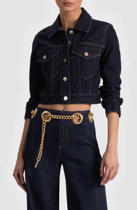 Chloe Boxy Crop Denim Jacket