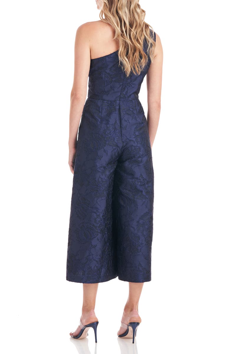 Kay Unger Pandora One-Shoulder Wide Leg Jumpsuit, Alternate, color,