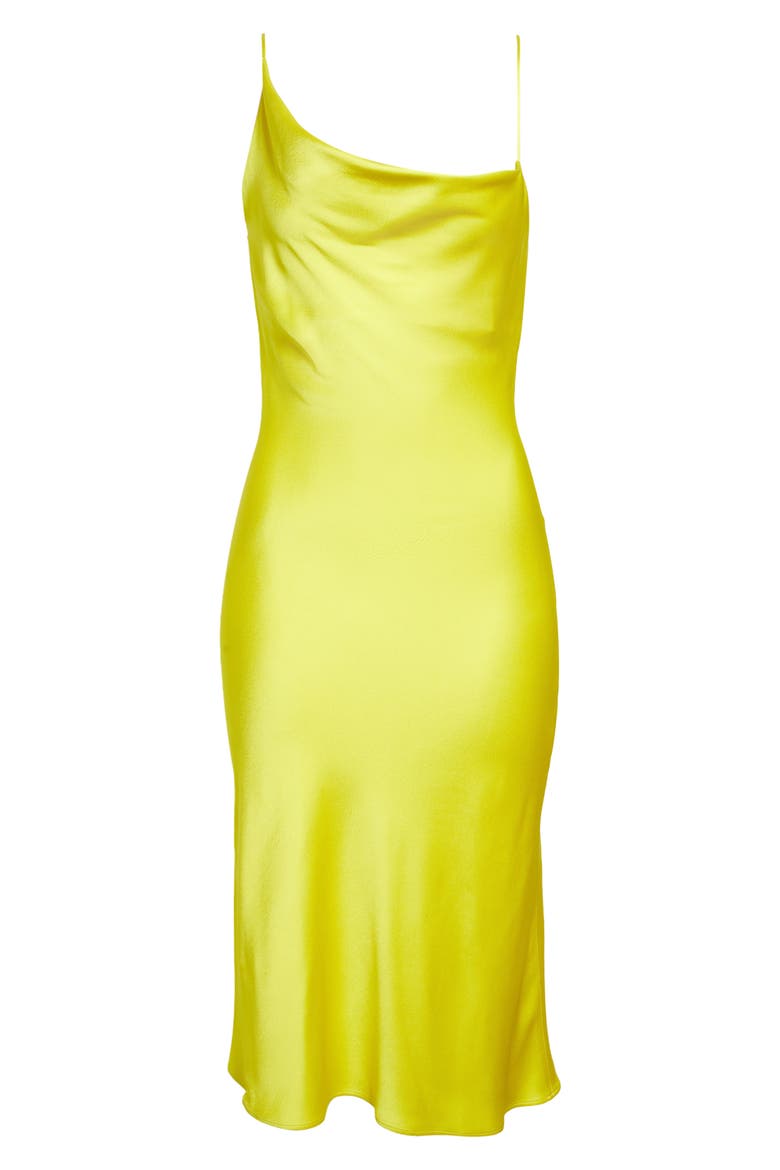 Satin Slipdress, Alternate, color, BRIGHT YELLOW