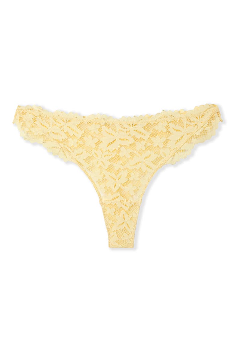 Legende Lace Tanga, Alternate, color, VANILLA