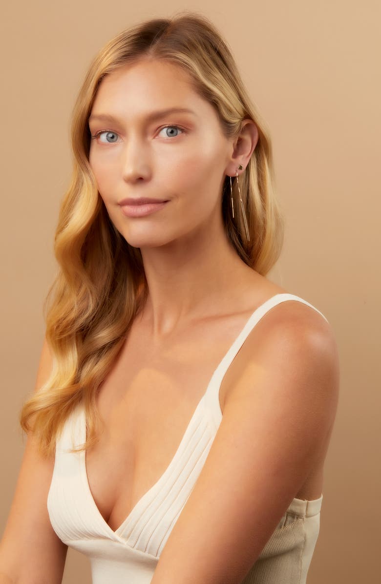 Bony Levy 14K Gold Square Cushion Stud Earrings, Alternate, color, 