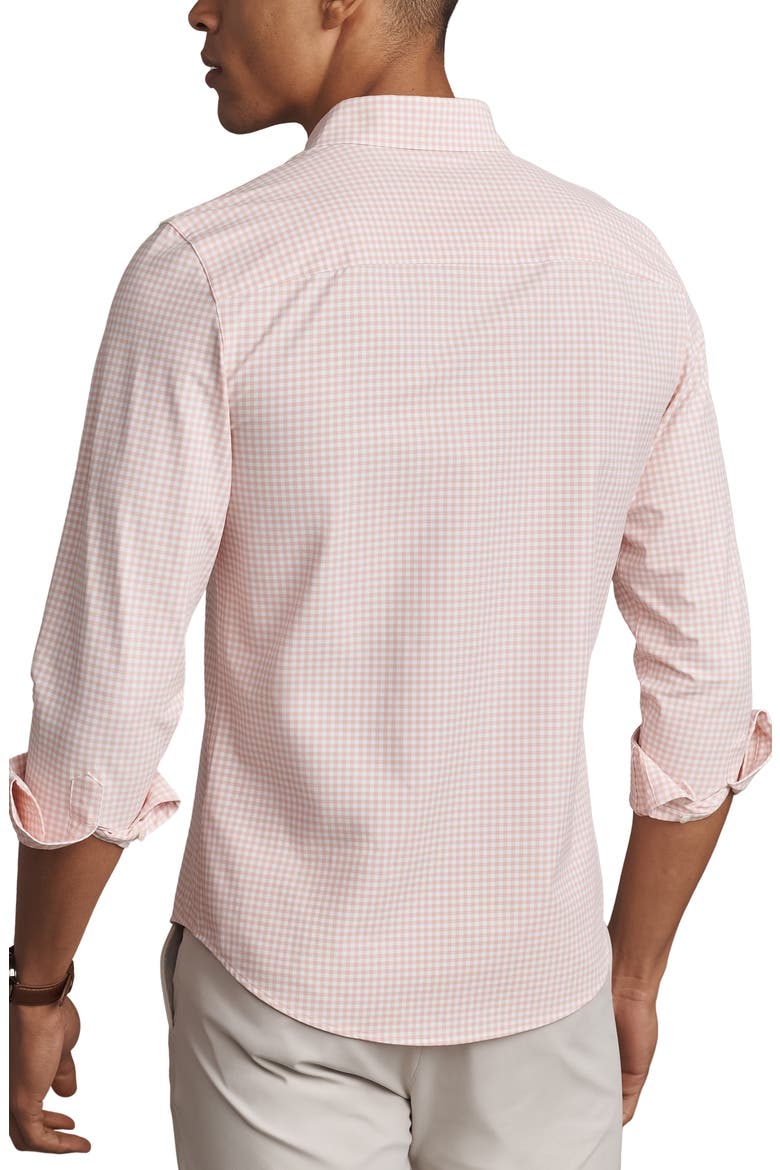 State of Mind Check Slim Fit Button-Up Shirt, Alternate, color, PINK ROSE GINGHAM