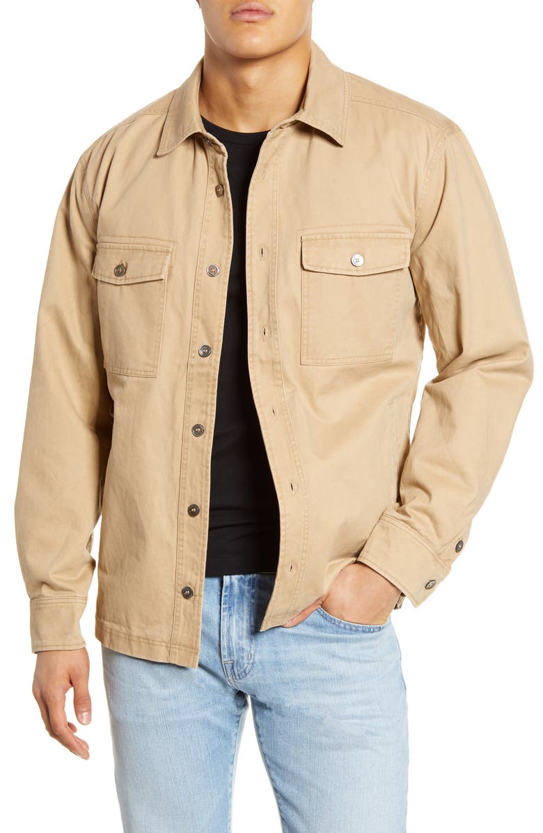 BLANKNYC Regular Fit Cotton Shirt Jacket, Main, color, 
