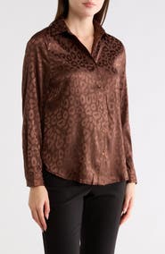 Forgotten Grace Leopard Button-Up Shirt