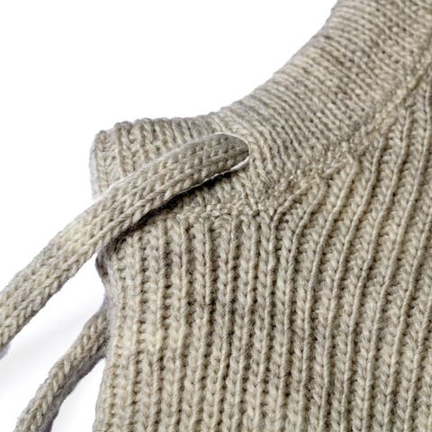 Hand Knit Cozy Hood