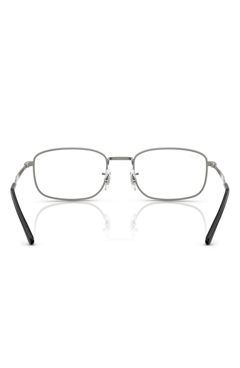 Ray-Ban 54mm Pillow Optical Glasses, Alternate, color, Gunmetal