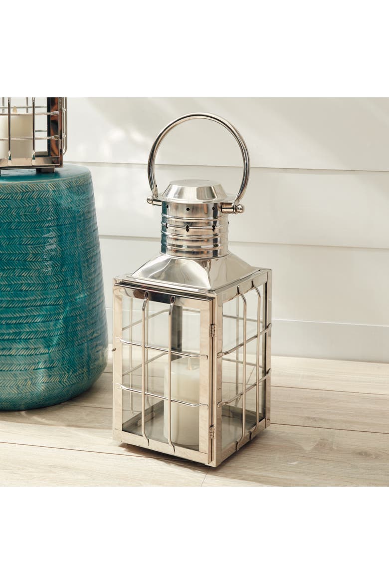 Nantucket Outdoor Lantern 17.5", Alternate, color, Silver