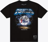 Mitchell & Ness Men's Mitchell & Ness Black Philadelphia 76ers Lightning T-Shirt